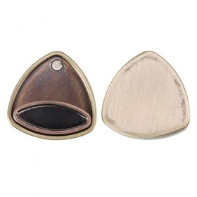 Jouet Curseur Triangulaire en Métal, Fidget Toys Triangle Bureau Adulte TDAH Temps de Mise à Mort Jouets Anti-Stress Push Sli