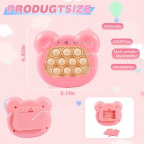 Funmo Pop Fidget It Toy, Pop Jeu électronique sensoriel, Pression Rapide contrôleur de Jeu, Anti Stress Fidget Squeeze Toy, V