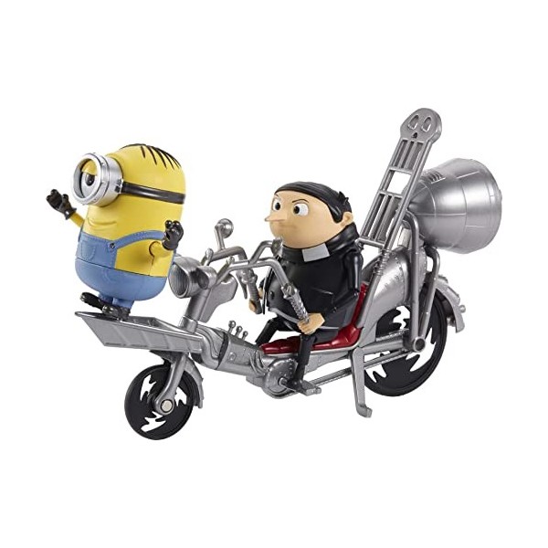 Minions figurine daction Stuart, Kevin et une bétonnière pour rejouer les scènes du film, jouet sonore pour enfant, GMF16