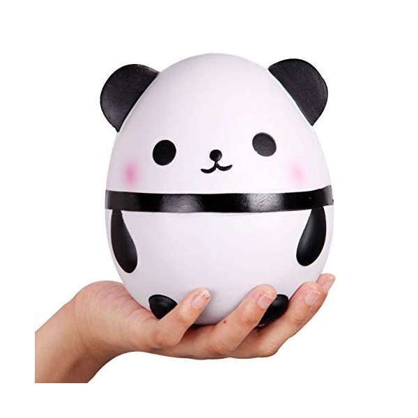 Anboor Squishies Panda Egg Jumbo Squishy Lent Squeeze Rising Jouets parfumés Kawaii Jouets spongieux Animal pour Enfants Adul