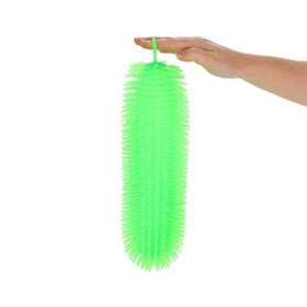 Toi-Toys Puffer Chenilles Extensibles Vert - Puffer Fidget Toys Longue Étirer et Presser Jouet Anti-Stress Enfant Balles à Pi