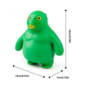 Fidget Toys Anti Stress, MYLERCT 16 cm Jouet Anti Stress, Vert Jouet Antistress Enfant, Squishy Ouets Sensoriels à Presser, A