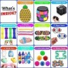 Chennyfun Fidget Sensory Toy Set, 30PCS Jouet Anti-Stress Kit, Cube Magique Ananas Jouets Anti-Stress Jouet à soulagement du 