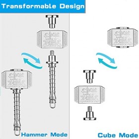 Marteau Fidget Spinner Super héros Jouet en métal pour Enfants et Adultes, Spinner pour Les Mains Gyroscope à Bout de Doigt J
