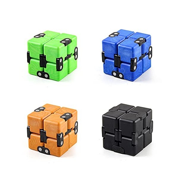 Fidget Cube Gris-Noir - Fidget Toys - Jouets anti-stress - Balle anti- stress - Haute