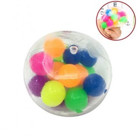 Lot de 3 balles anti-stress - Jouet pour enfants et adultes