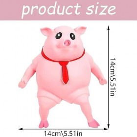 Squeeze Antistress Jouets, Jouets À Presser De Cochon, Squeeze Jouet Piggy, Anti-Stress Cochon Balle de Squeeze Jouet, Doux S