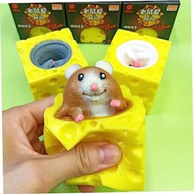 ibasenice Gobelet à fromage emballé Cadeaux anti-stress Jouet extensible Jouet Squish Ball Jouet sensoriel Boule de perles Jo