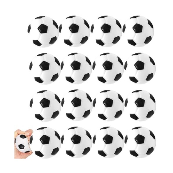 12 Pièces Pouces Balles Anti-Stress De Football, Mini Balles De Sport, Balles Rebondissants De Football, Balle Anti Stress En
