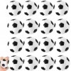 12 Pièces Pouces Balles Anti-Stress De Football, Mini Balles De Sport, Balles Rebondissants De Football, Balle Anti Stress En
