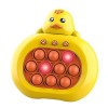 LAPONO Quick Push Pop Bubble Sensory Fidget Toy,Jouets Anti Stress Console de Jeu Puzzle Silicone Light Bouton pour Jouets de