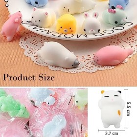 Squeeze Toys Squishy, 30psc Squishies Jouet Animaux, Anti-Stress Mochi Squishy, Anti Stress Enfant, Mini Doux Squeeze Anti-St