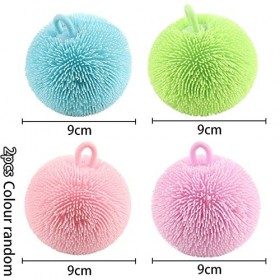 ZoneYan Jouet de Décompression, Jouet Fidget Balle Anti-Stress, Jouet à Presser, Boule de Décompression, Anti-Stress, Soulage