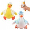 HOVCEH Lot de 2 jouets anti-stress en forme de canard pour enfants et adultes - Jouets anti-stress à presser - Canard - Taill
