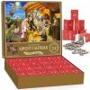 Calendrier de lAvent 2023 - Puzzle de Noël - Accueillir la Nativité - 24 pièces - 1008 pièces - Compte à rebours jusquà Noë