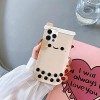 Herbests Compatible avec iPhone 8 Plus / iPhone 7 Plus - Coque 3D - Motif Boba - Kawaii - En silicone - Anti-chocs - Pour fil