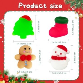 Lot de 15 jouets de Noël, sacs de fête de Noël Fillers Garçons Enfants Treats Fête Favors Cadeaux Jouet anti-stress en vrac, 