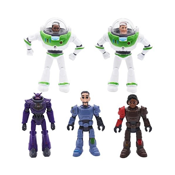 Buzz Lightyear Figure simyron 5 pièces Toy Story Buzz Lightyear Figurines daction 10,5-13 cm Lightyear PVC Collection Modèle