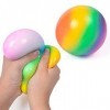 Bestevery Balle anti-stress géante pour adultes et enfants - Super douce - 7 cm