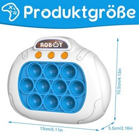 Alftek Jeu pop portable, jouet de décompression, jouet de décompression pour consoles de jeux portables pour enfants et adult