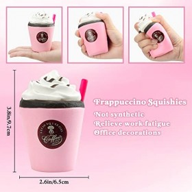 4 Pcs Jouets Squishy, Soulagement du Stress Anxiété Autisme Squishies Jouets Lovely Kawaii Soft Sensory Toys pour Filles Enfa