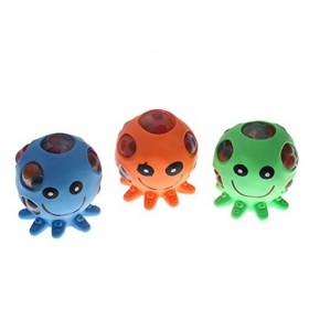 VOUNEDA Jouets sensoriels balles Anti-Stress,Filet balles Anti-Stress,balles Compression Poulpe Enfants Adultes Maille Jouet 