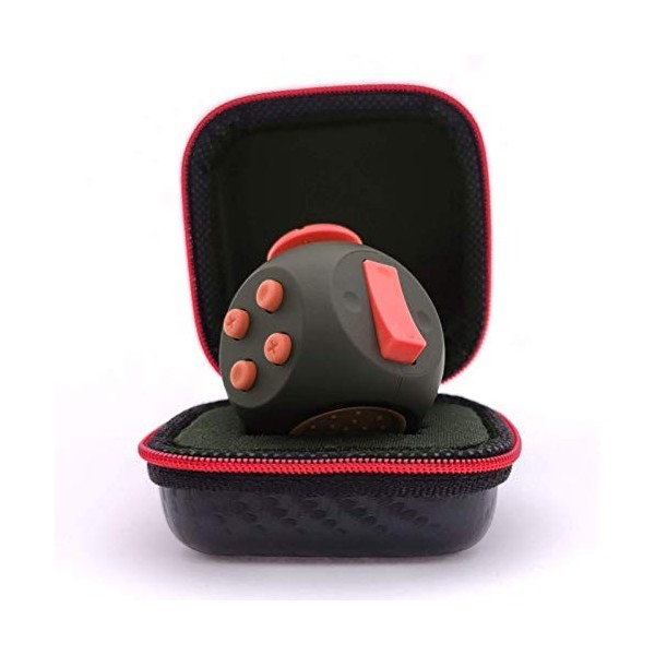 PILPOC theFube Fidget Cube - Fidget Toys Deluxe, Anti Stress Adultes et Enfants - Étui de Protection Premium, Cube Anti Stres