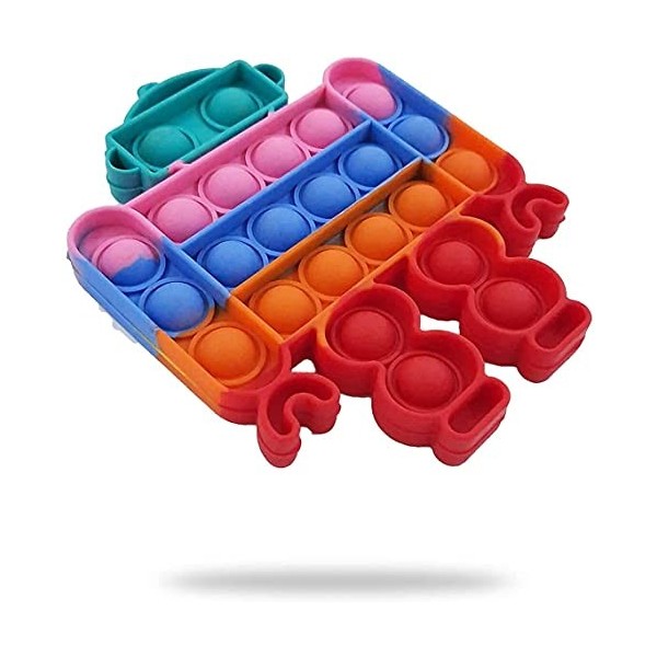 Pop It - Multicolor - Toys Anti Stress - Jouets Organique - Jouets Anti Stress - Fun Fidget Sensory - for Kids and Adult - Bu