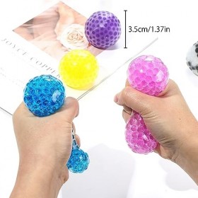 Lot de 20 mini balles anti-stress arc-en-ciel pour enfants et adultes - Pour pétrir lanxiété - Anti-stress - Pour autisme