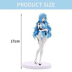 OBLRXM Ayanami Rei Figure, Ayanami Rei Figurine, Ayanami Rei Action Figure Jouet à léchelle Modèle Statue Jouets Décoration 