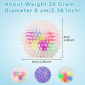 Skycase balles Anti-Stress sensorielles, 3 pièces Balle dans la Balle Balle épineuse Anti-Stress balles Anti-Stress pour soul