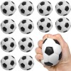 LUFEIS 12 PCS Mini Ballon Football, 63mm Mini Balles de Sport Mini Balles de Sport en Mousse Anti-Stress de Football pour Gar