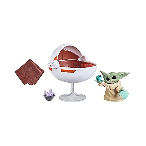 Star Wars The Bounty Collection The Child, Pack Landau Flottant de Grogu, Figurine de Collection de 5 cm, dès 4 Ans