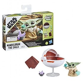 Star Wars The Bounty Collection The Child, Pack Landau Flottant de Grogu, Figurine de Collection de 5 cm, dès 4 Ans
