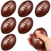 BESTOYARD Lot de 6 balles de Stress de Football en Mousse Super Bowl Toy Balls Couleur aléatoire