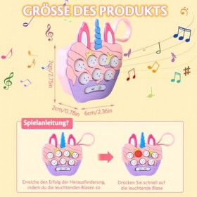 Joycabin Lot de 6 jouets électroniques Pop Bubble Machine à jouer Fast Push Game Plopper Jouet