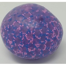 KandyToys Balle anti-stress spongieuse 7 cm – 1 envoyée au hasard