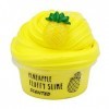 Lot de 4 Kit Beurre Slime, Slime DIY Parfumé Fruit Cloud Slime pour Enfants, Jouet Anti-Stress Amusant en pâte à Modeler en A