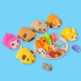 Jumbo Mochi Squishy 18 pièces 6 pièces Jumbo + 12 pièces régulières avec boîte de Rangement, faveur de fête pour Enfants
