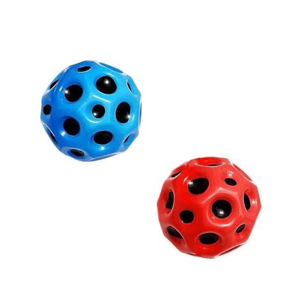 Lot de 4 balles de rebond en caoutchouc Astro Jump, Space Ball, jouets de rebond, mini balle de rebond, balle de rebond, ball