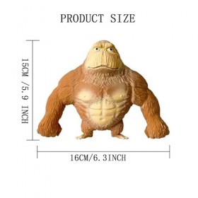 WUDZ Gorilla Elastic Toy，Highly Elastic Decompression Toy，Sensory Relief Fidget Toys Ideal for Kids and Adults, Anxiety Stres