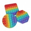 Kelshi Poppet Plopper - Jouet anti-stress - Pop up pour enfants, adultes, autisme - TDAH - Plop it Push Bubble Fidget Toys Se