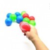 Eeneme Lot de 8 balles anti-stress phosphorescentes – Balles murales collantes pour TDAH, TOC, anxiété, enfants et adultes