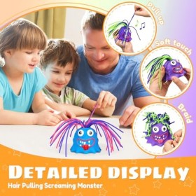 Jouet Anti-Stress pour Tirer Les Cheveux, Petit Animal Qui Tire Les Cris, Jouet Amusant, Nouveau Cadeau Unique Et DéLicat pou