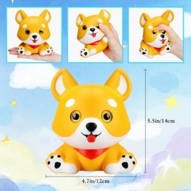 Squishy Jouet Squishy Toys, 3 Pièces Squishy Jouet Slow Rising Kawaii Soft Anti Stress Squeeze Jouets Soulagement du Stress K