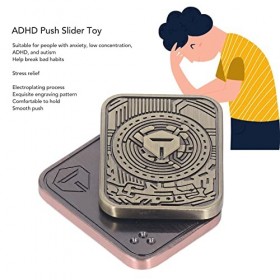 Curseur magnétique en métal ADHD - Jouet de bureau pour autisme - Soulage le stress - Jouet sensoriel - Jouet tactile pour ét