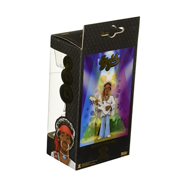 Funko Vinyl Gold 5": Jimi Hendrix - Figurine Articulée en Vinyle à Collectionner - Idée de Cadeau danniversaire - Produits O