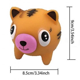 Guanan Talking Animal Balle de soulagement de stress Jouet pour enfants et adultes 9,5 x 7 cm 