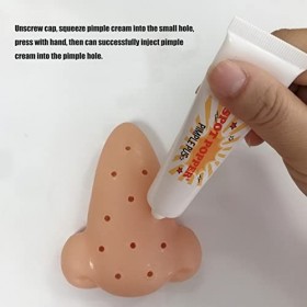 Asixxsix Jouet Anti-Stress avec crème Anti-Bouton Rechargeable Jouet à Pression élastique avec crème Anti-Bouton réutilisable