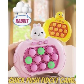 BLOOOK Quick Push It Pop Fidget Toys Game, Squeeze Toys, Frappez la taupe, Early Development Toy, Busy Board Montessori Toy, 